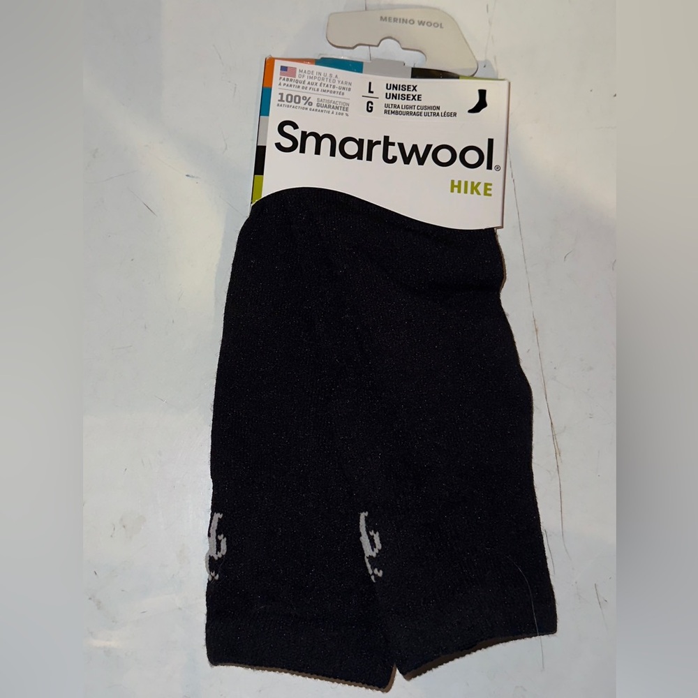 Unisex Smartwool Hiking Socks, Size Large